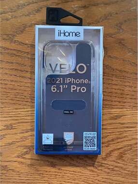 iHome Velo Silicone Impact Case for 2021 iPhone 6.1 Inch Pro Blue